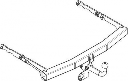 Фаркоп FD 23 для FORD Mondeo седан/универсал 03.2007-2014, Автос, нагрузка 1500/75 кг. БЕЗ подрезки бампера от магазина ФаркопРос
